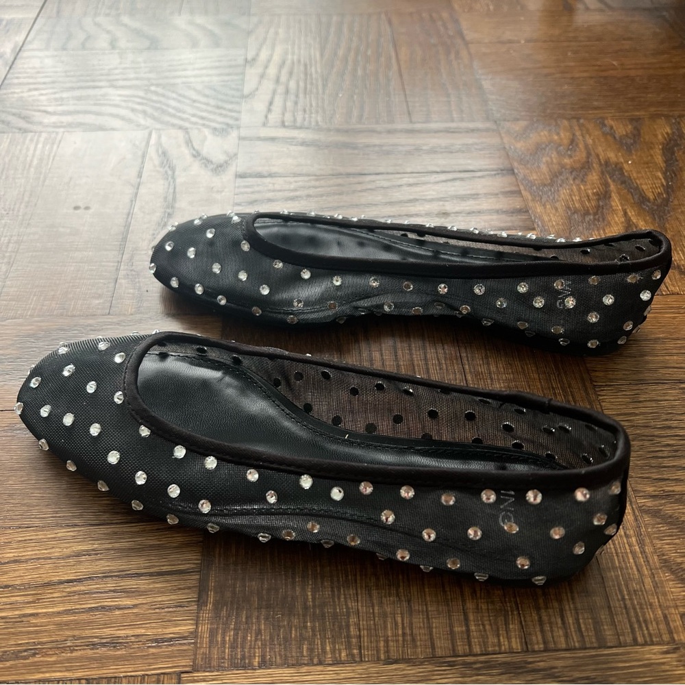 Mango Rhinestone Ballet Flats - Picture 4 of 5